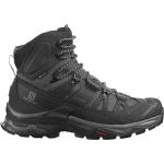 Chaussures de randonnée Salomon Trekking noires en nubuck en gore tex légères Pointure 43 pour homme 
