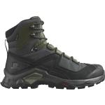Chaussures de randonnée Salomon Trekking noires en nubuck en gore tex légères Pointure 41,5 pour homme 