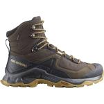 Chaussures de randonnée Salomon Trekking marron en nubuck en gore tex légères Pointure 43 pour homme 