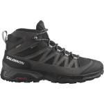 Salomon - Chaussures de randonnée Gore-Tex - X Ward Leather Mid Gtx Phantom/Black/Magnet pour Homme en Cuir - Taille 8,5 UK - Noir