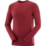 T-shirts Salomon rouges à manches longues à manches longues Taille XL look fashion pour homme en promo 