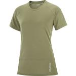 T-shirts Salomon verts à manches courtes Taille XS look fashion pour femme 