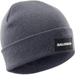 Bonnets de snowboard d'hiver Salomon gris à motif ville Tailles uniques classiques 
