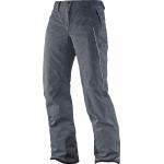 Pantalons de randonnée Salomon gris Taille XS look fashion pour femme en promo 