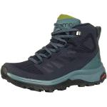 Chaussures de randonnée Salomon Outline bleu marine en caoutchouc Pointure 36 pour femme 