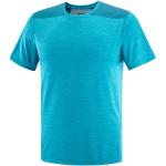 T-shirts techniques Salomon Outline turquoise en polyester Taille M look fashion pour homme 