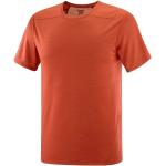 T-shirts techniques Salomon Outline rouges en polyester Taille XXL look fashion pour homme 