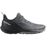 Chaussures de randonnée Salomon Outpulse gris foncé en gore tex pour homme en promo 