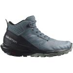 Chaussures de randonnée Salomon Outpulse grises en gore tex pour femme en promo 