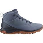 Chaussures de randonnée Salomon Outsnap bleues en microfibre étanches Pointure 42,5 pour homme 