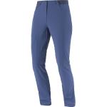 Pantalons de randonnée Salomon Wayfarer bleus respirants stretch look fashion pour femme 