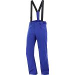 Pantalons de ski Salomon Edge bleus imperméables respirants Taille S look fashion pour homme 