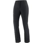 Pantalons de sport Salomon noirs en shoftshell Taille S look fashion pour femme 