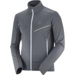 Vestes de ski Salomon RS grises en shoftshell Taille M pour homme en promo 