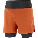 Shorts de running Salomon Sense orange Taille S look fashion 