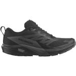 Chaussures de running Salomon Sense Ride noires en fil filet en gore tex imperméables Pointure 42 pour homme en promo 