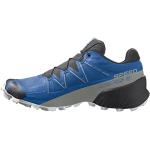 Salomon Speedcross 5 Chaussures de Trail Running pour Homme, Accroche, Stabilité, Fit, Skydiver, 44 2/3