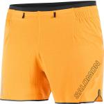 Shorts de running Salomon Sense orange en fil filet Taille M look fashion pour homme 