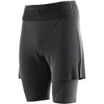 Shorts de running Salomon Trail noirs en fil filet Taille L look fashion pour homme 