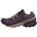 Chaussures de running Salomon Speedcross 5 marron en gore tex imperméables Pointure 38,5 look fashion pour femme en promo 