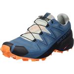 Chaussures de running Salomon Speedcross 5 bleues en tissu imperméables Pointure 42 look fashion pour homme 