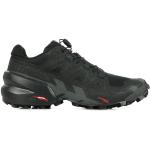 Chaussures de running d'automne Salomon Speedcross noires en fibre synthétique légères à lacets Pointure 40 pour femme 