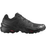 Salomon - Speedcross 6 - Chaussures de trail - UK 8,5 - Wide | EU 42.5 - black / black / phantom