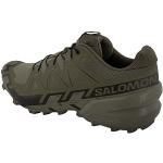 Chaussures de running Salomon Speedcross 5 vertes à lacets Pointure 46,5 look fashion pour homme 