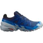 Chaussures de running Salomon Speedcross bleues en gore tex imperméables Pointure 45,5 look fashion pour homme en promo 