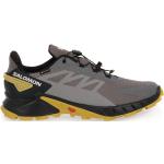Chaussures de running Salomon Supercross gris foncé en gore tex imperméables Pointure 40 look fashion pour homme en promo 