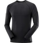 T-shirts Salomon noirs à manches longues respirants à manches longues Taille XL look fashion pour homme 