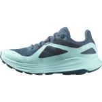 Chaussures de running Salomon Trail turquoise en gore tex imperméables Pointure 40,5 look fashion pour femme 