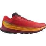 Chaussures trail Salomon Ultra Glide rouges en fil filet Pointure 40 look fashion pour homme en promo 