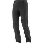 Pantalons de randonnée Salomon Wayfarer noirs en shoftshell stretch Taille XL look fashion pour homme 