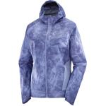 Salomon - Vêtements Trail / Running femme - Jacket Bonatti Cross FZ Hoodie W English Manor/Ao/Gray Blue pour Femme - Bleu