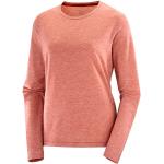 T-shirts techniques Salomon Essential roses en lyocell tencel Taille L look fashion pour femme 