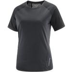 T-shirts techniques Salomon Outline gris en polyester Taille XXL look fashion pour femme 