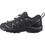Chaussures de running Salomon XA noires à rayures imperméables Pointure 31 look fashion pour enfant en promo 
