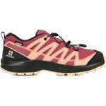 Chaussures de randonnée d'automne Salomon XA rouges en fibre synthétique à lacets Pointure 37 pour fille 