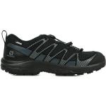 Chaussures de randonnée d'automne Salomon XA grises en caoutchouc à lacets Pointure 39 pour enfant 
