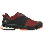Chaussures de running d'automne Salomon XA rouge bordeaux en fibre synthétique à lacets Pointure 42,5 pour homme 