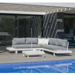 Salons de jardin en aluminium Hevea blancs en aluminium Anastacia 2 places 