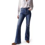 Jeans flare bleus Taille XXS look fashion pour femme 