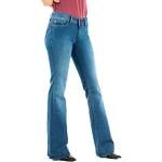 Jeans flare bleus en denim Taille XXS look fashion pour femme 