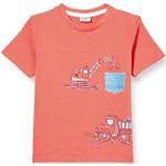 Salt & Pepper Bébé fille Baby Jungen T-shirt Mit Gedruckten Fahrzeugen Aus Oc T shirt, Papaye, 62 EU
