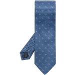 Cravates en soie de créateur Ferragamo bleues Tailles uniques pour homme 