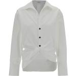 Blouses de créateur Ferragamo blanches en coton à manches longues Taille XS pour femme 