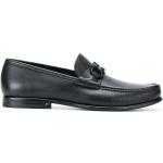 Chaussures casual de créateur Ferragamo noires en caoutchouc à bouts en amande look casual pour homme 