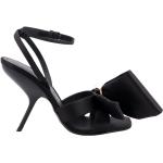 Sandales à talons de créateur Ferragamo noires en cuir Pointure 39 pour femme 
