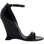 Sandales à talons de créateur Ferragamo noires Pointure 36 look fashion pour femme 